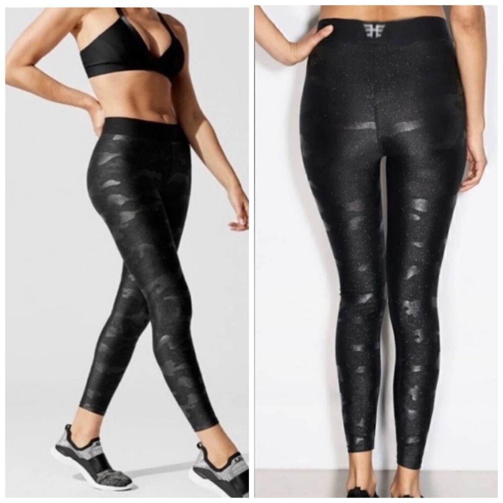 Heroine Sport Stardust Camo Legging Glitter- Size XS
